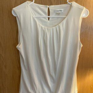 Calvin Klein sleeveless blouse, size M